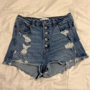 Abercrombie Ultra High Rise Mom Short
